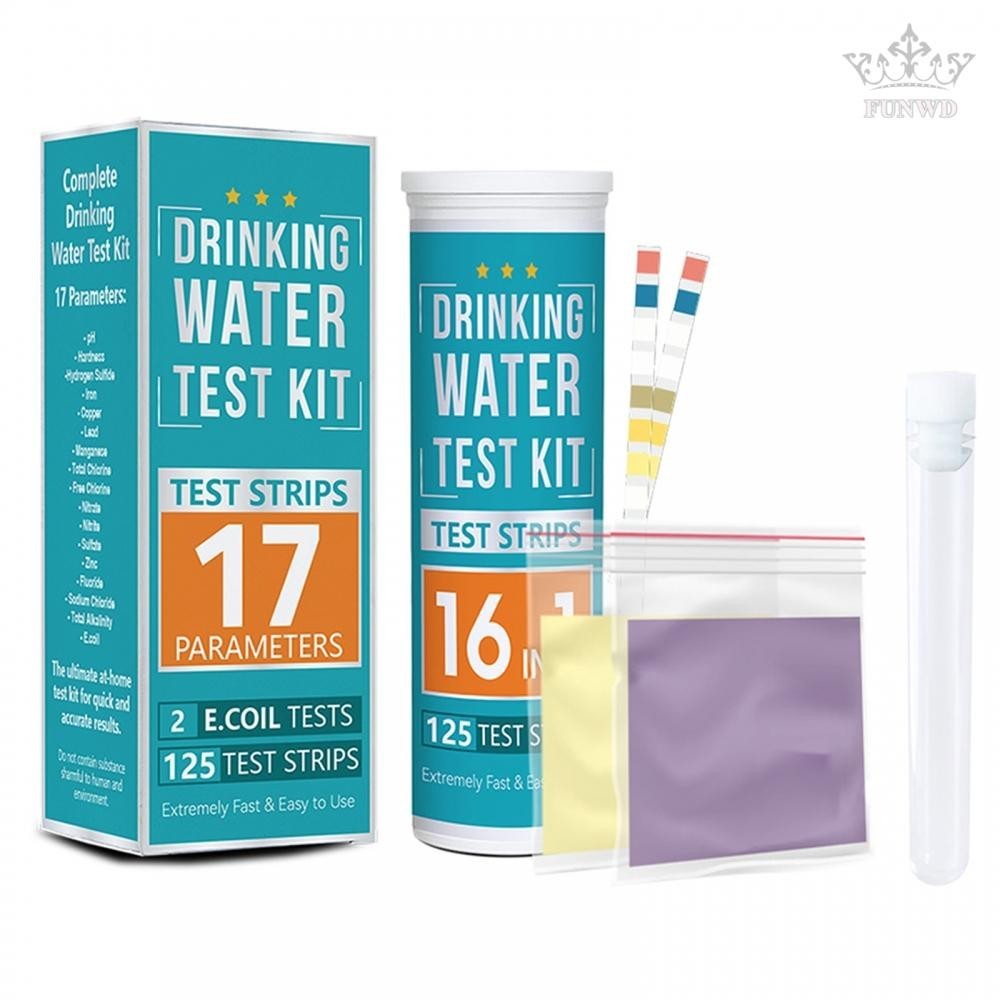 -New In May-Premium 17 in 1 Water Testing Kit for Home Tap Test Water Hardness For PH Copper[Oversea