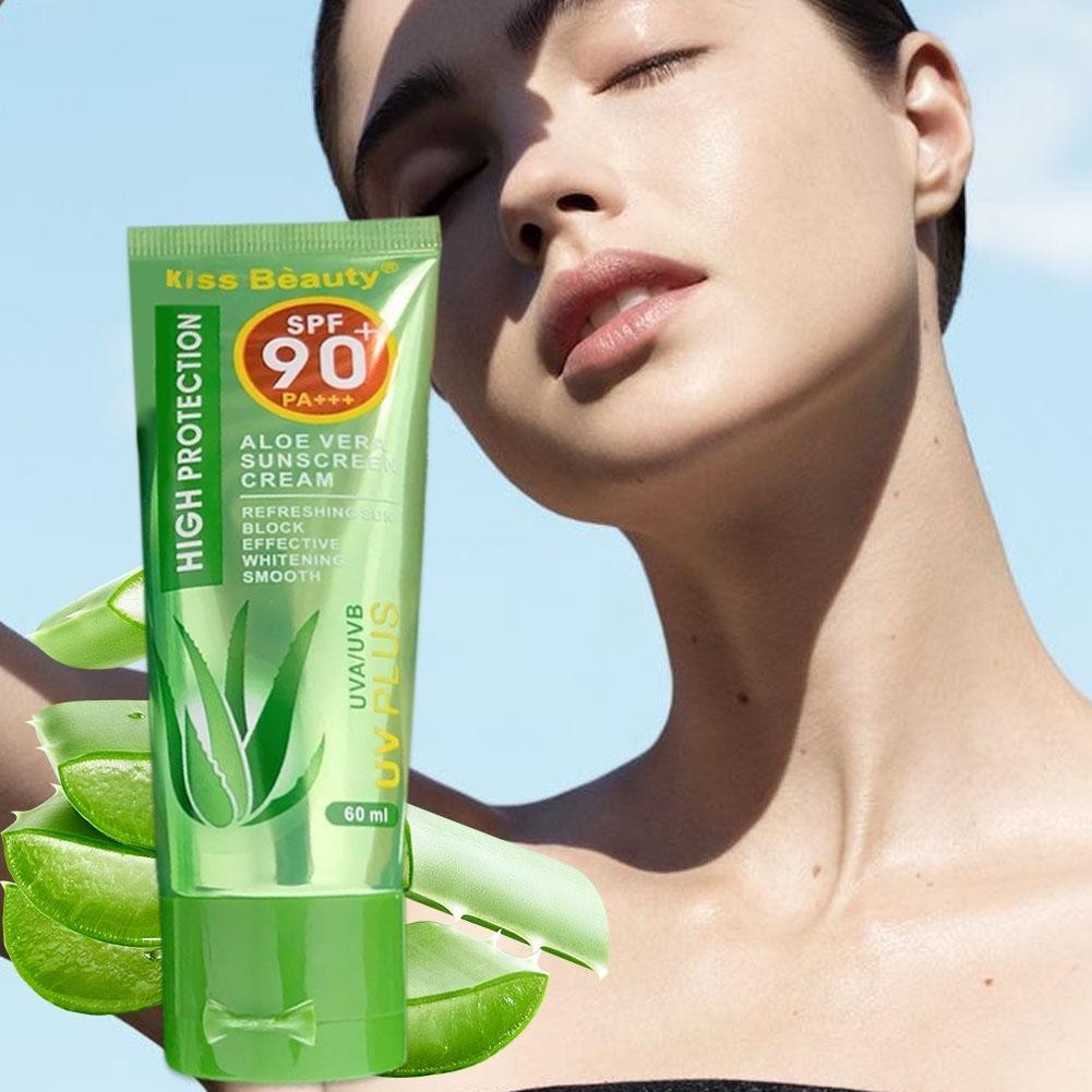 Kiss BEAUTY Aloe Vera Sunscreen UV Enhanced Protection Skin Cream SPF 90 PA
