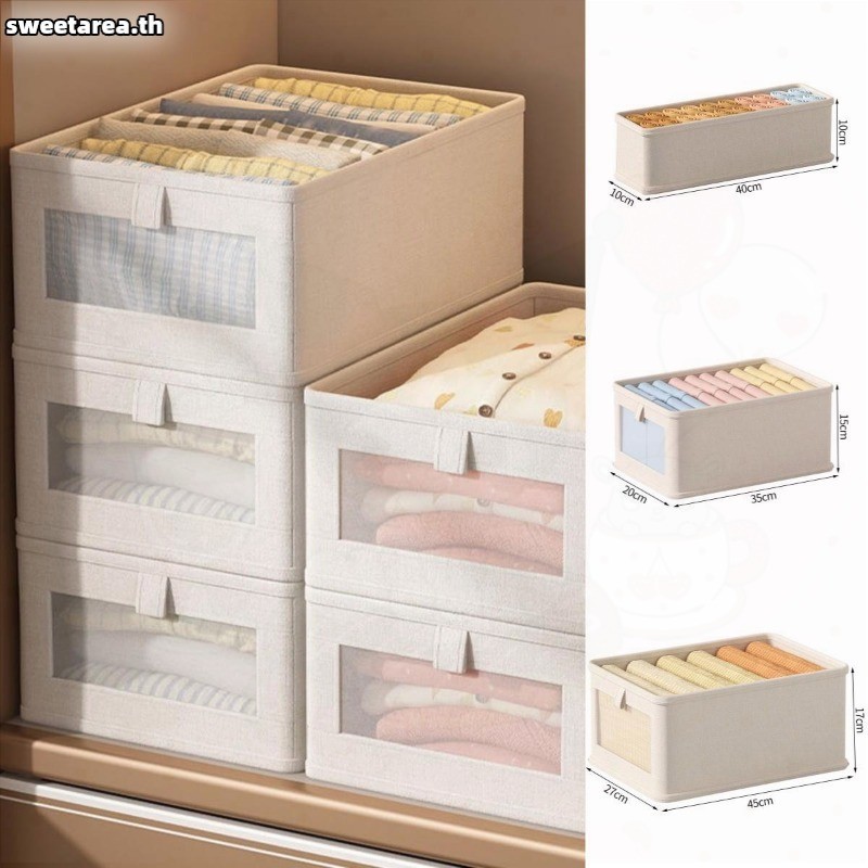 New Windowable Organiser ตู้เสื้อผ้าแบบพับได้ Organiser เสื้อผ้าแบบพับได้ของเล่น Organizer