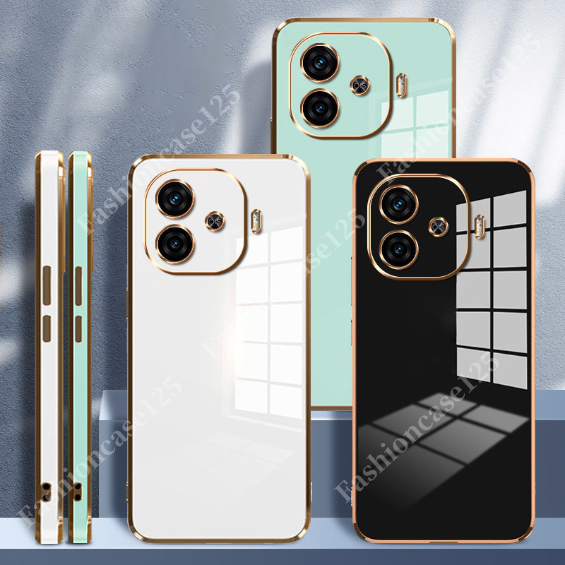 Iqoo Z9 5G Z9x สําหรับ iQOO Z9 Z9x Turbo 5G Z 9 Z 9x iqz9 2024 TPU เคสโทรศัพท์ฝาหลังกันชนกันกระแทกหร