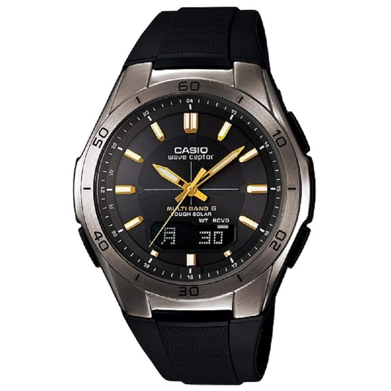 Casio] Wave Ceptor [Genuine Japan] Radio Wave Solar WVA-M640B-1A2JF Black