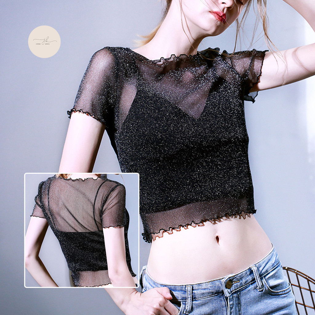 เสื้อยืดลายสวยงามสำหรับผู้หญิงในฤดูร้อน สไตล์เรียบง่าย