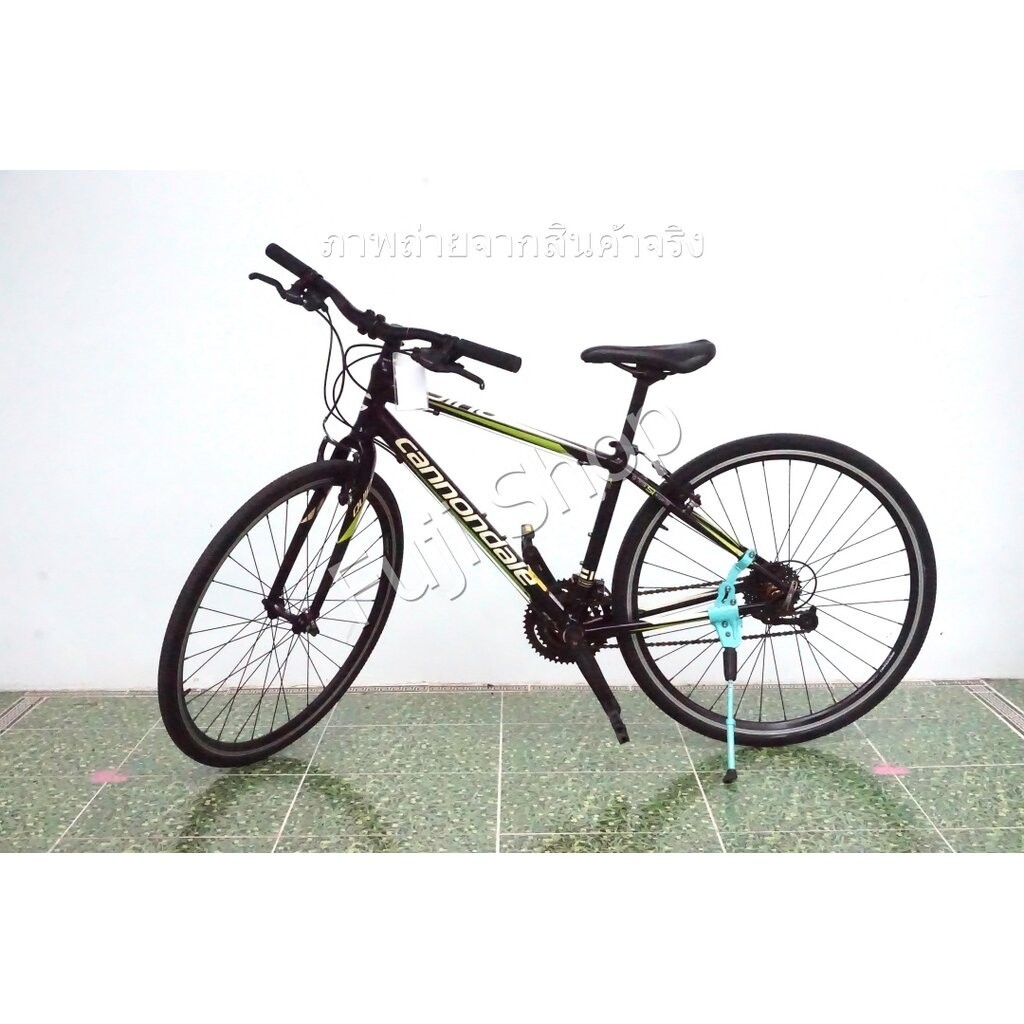 จักรยานไฮบริดญี่ปุ่น - ล้อ 700c - มีเกียร์ - อลูมิเนียม - Cannondale Quick 4 - สีดำ [จักรยานมือสอง]