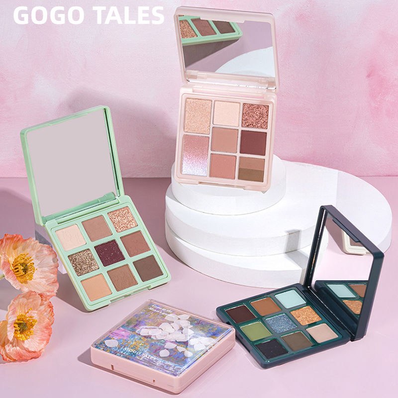 Gogo TALES อายแชโดว ์ Palette Secret Garden No Flying Powder No Smearing Long Lasting No Powder Clumping