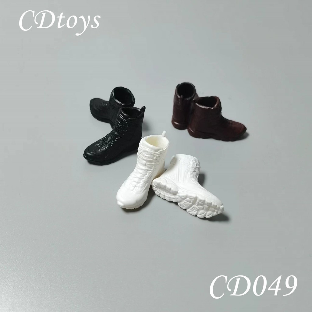 คลังสินค ้ าพร ้ อม cdtoys CD049 1/12 Soldier Solid Sports Shoes Running Shoes Model เหมาะสําหรับ 1/12 Body - รูปที่ 3