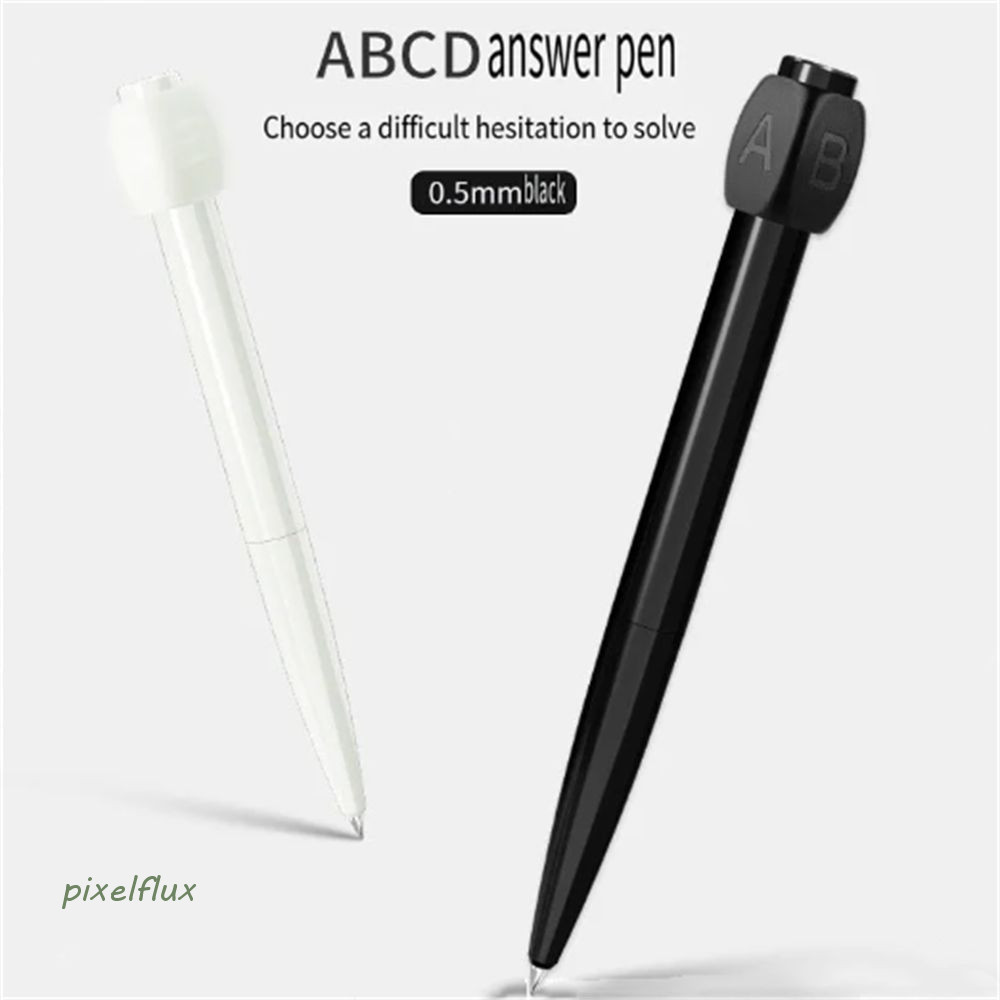 Pixelflux Answer Pen, ABCD เลือกบุคลิกภาพ Rotatable Gel Pen, ความแปลกใหม ่ ฆ ่ าเวลาของเล ่ นการเขียนยากโรตารี Neutral ปากกา Artifact การประชุม
