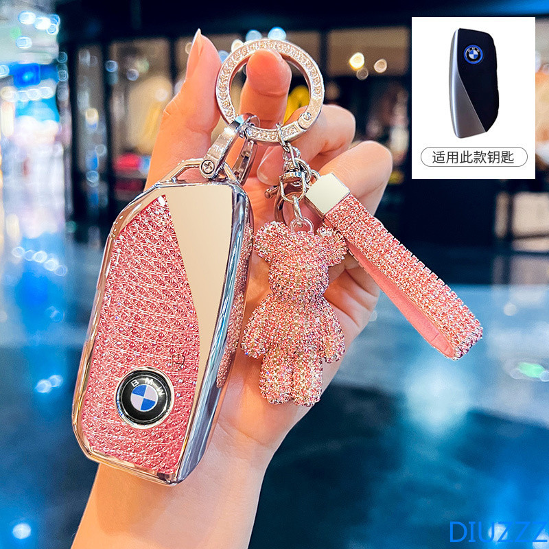 Soft TPU ฝาครอบกุญแจรถสําหรับ BMW i7 G07 X7 LCI iX X1 I20 U11 7 Series G70 U06 G09 M3 XM G81 สมาร์ทคีย์ปกป้องเชลล์