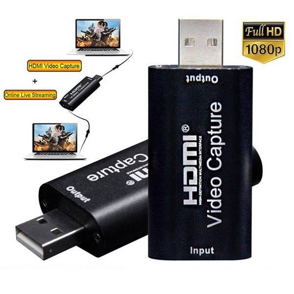 LQX Mini 1080P HDMI to USB 2.0 Video Capture Card Support HDMI Video Record FoR Game HD Camera
