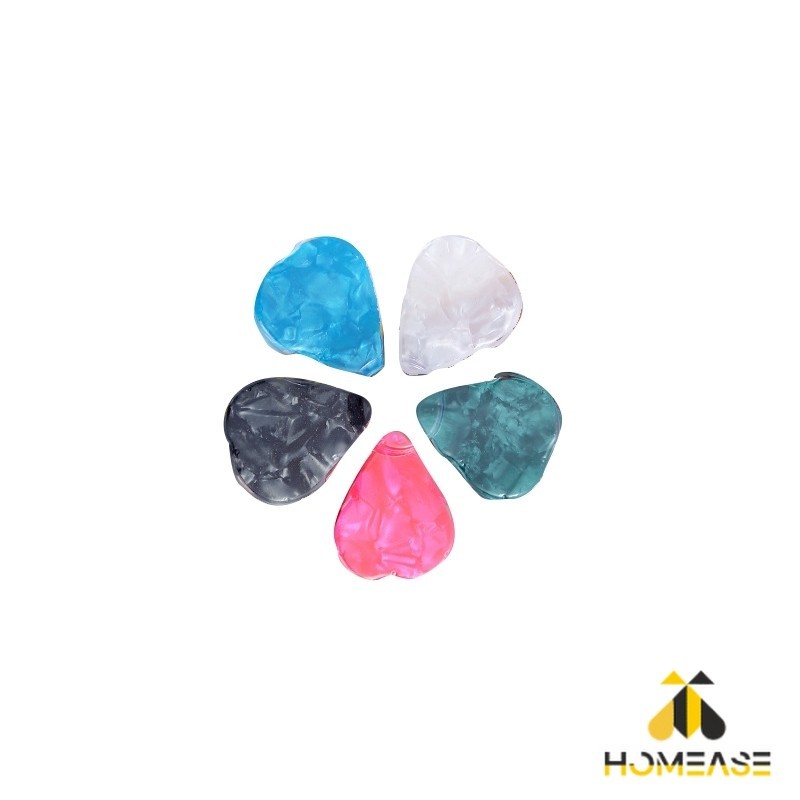 HA ปิ๊กกีตาร์ ขนาด 0.5mm 1mm ทรงหยดน้ำ สำหรับกีตาร์พื้นบ้าน กีตาร์คลาสสิก อูคูเลเล่ Guitar Picks