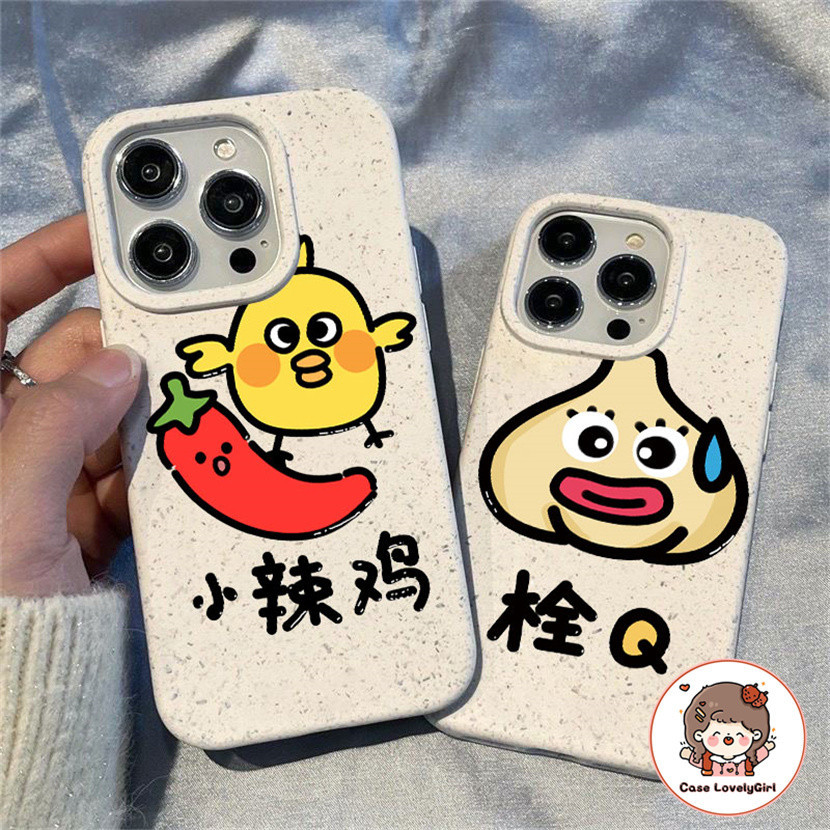 🔥ส่งจากไทย🔥การ์ตูนตลก รูปภาพ เคส iPhone 15 11 13 14 12 pro max XR 7 8plus Xs Max ตอซังข้าว Soft Case