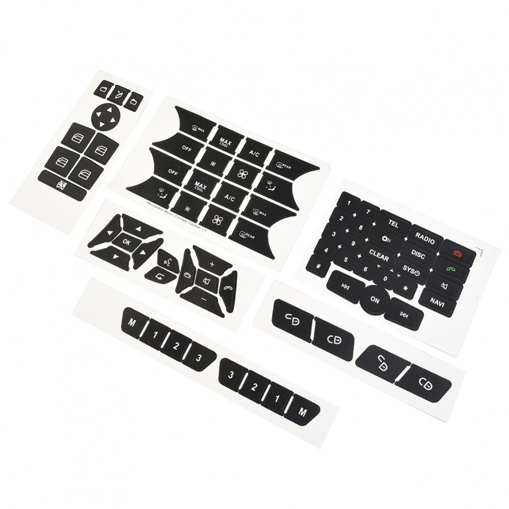 For Mercedes Button Repair Stickers Easy and Affordable Solution for Button Wear⭐ISHOWMAL