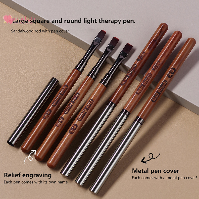 Renbg รองเท้าแตะเล็บออกแบบขนาดใหญ่ Art Line ปากกาเล็บก่อสร้าง Paing แปรง Extension วาดแกะสลักปากกา Diy เล็บเครื่องมือ TH