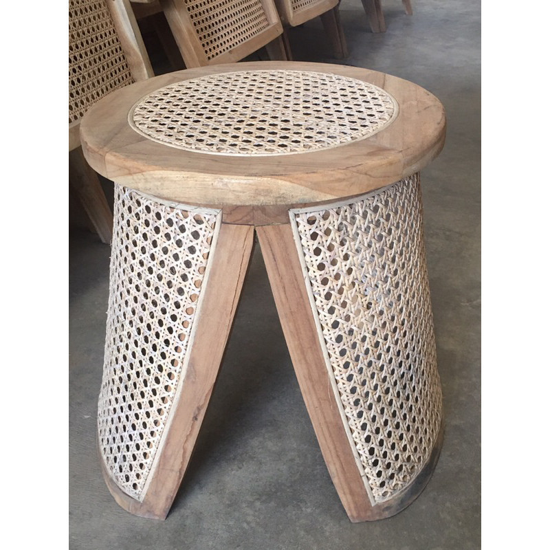 🍁พร่อมส่ง Round Coffee Table Rattan 30 .45 Cm