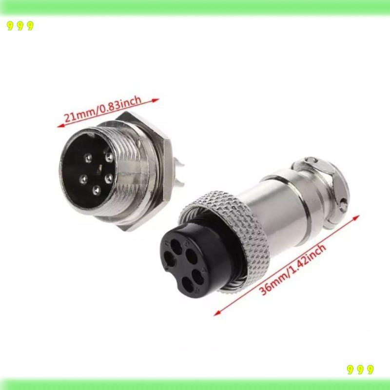 GX16-2 ปลั๊ก Circular 16mm เส้นผ่าศูนย์กลาง GX-16 ของแทร่