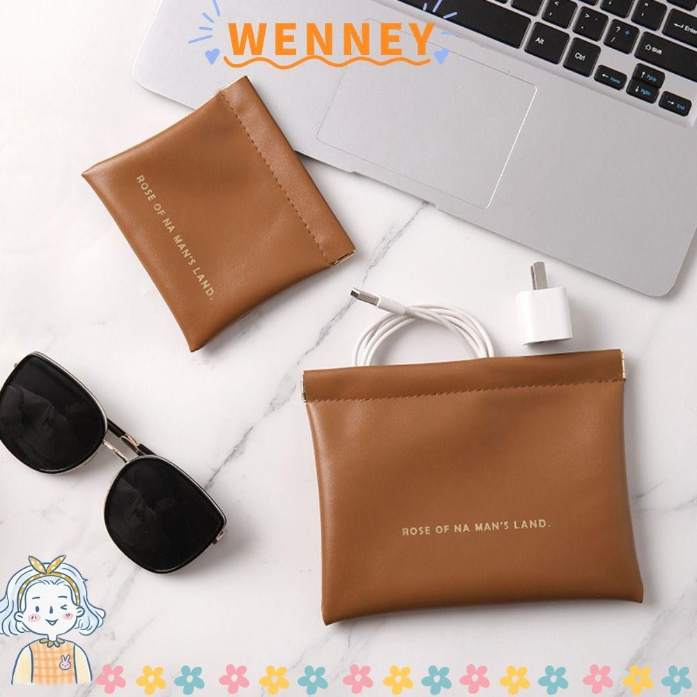 Wenney ถุงบรรจุลิปสติก,กระเป๋าใส่เครื่องสำอางค์ PU,กระเป๋าเดินทางขนาดเล็ก