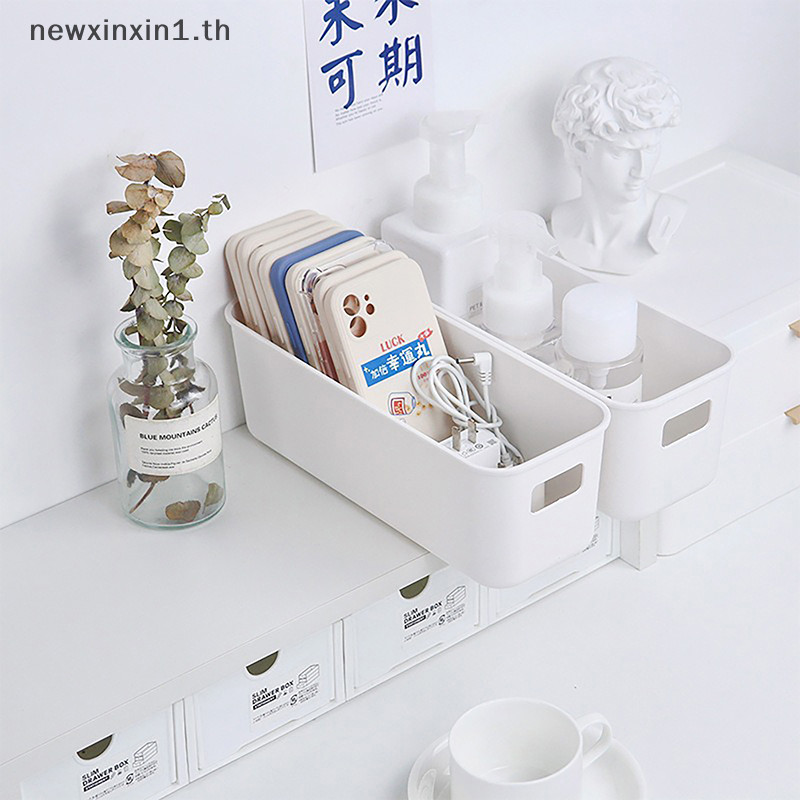 *NT * Simple Desktop Mobile Phone Case Storage Box al Cosmetics Organizer Box Large Capacity Sundrie