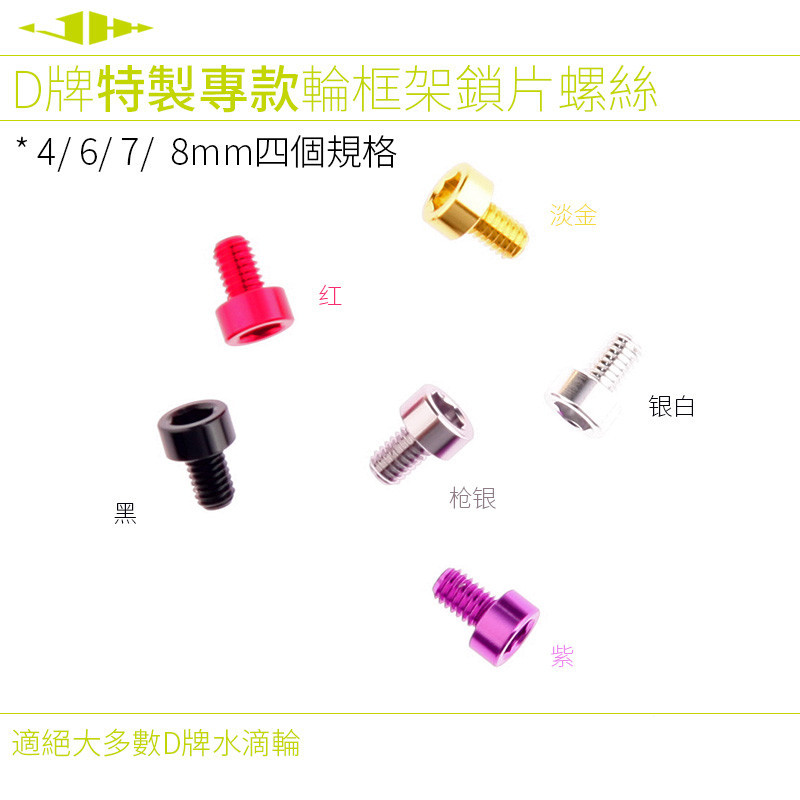Jhh M2.6 มม.ดัดแปลงสําหรับ daiwa ทรงกระบอกหกเหลี ่ ยมหยดน ้ ําล ้ อกรอบสกรูล ็ อคแผ ่ นดัดแปลงด ้ วยสกรูสี