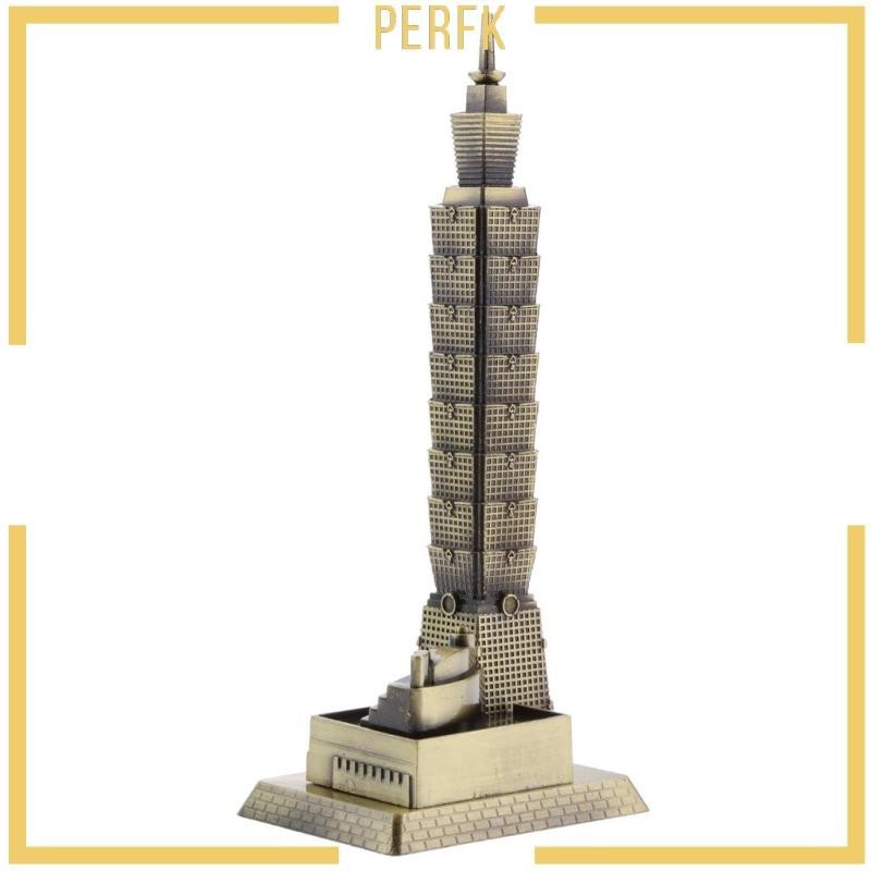 [ผลประโยชน์] ไทเป 101 แบบจําลองสถาปัตยกรรมอาคารของเครื่องประดับเดสก์ท็อปของที่ระลึกการเดินทาง
