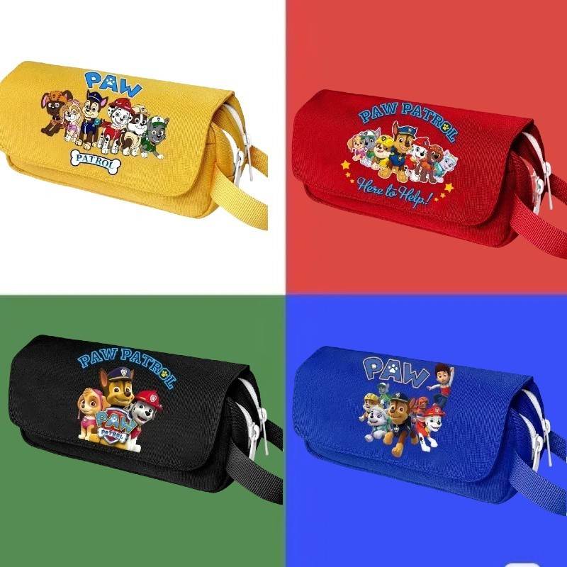 Paw Patrol กล ่ องดินสอผ ้ าใบนักเรียนเรียบง ่ ายการ ์ ตูนแบบกําหนดเองกล ่ องเครื ่ องเขียนทนต ่ อการสึกหรอ
