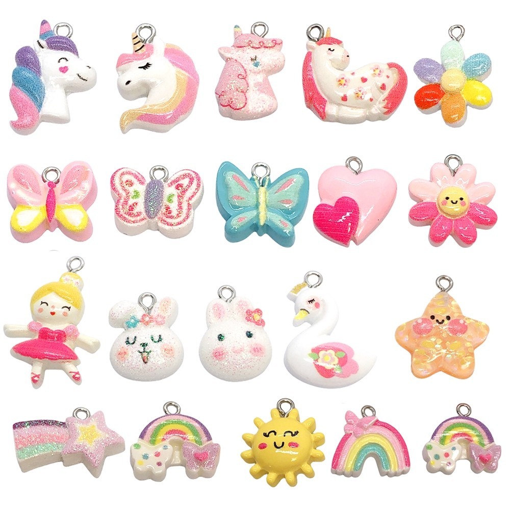 1 ชิ ้ น Kawaii พลาสติก Flatback ยูนิคอร ์ นผีเสื ้ อใบหน ้ าสัตว ์ แอนิเมชั ่ นกระต ่ าย Make เครื ่ องประดับของคุณเองเครื ่ องประดับ