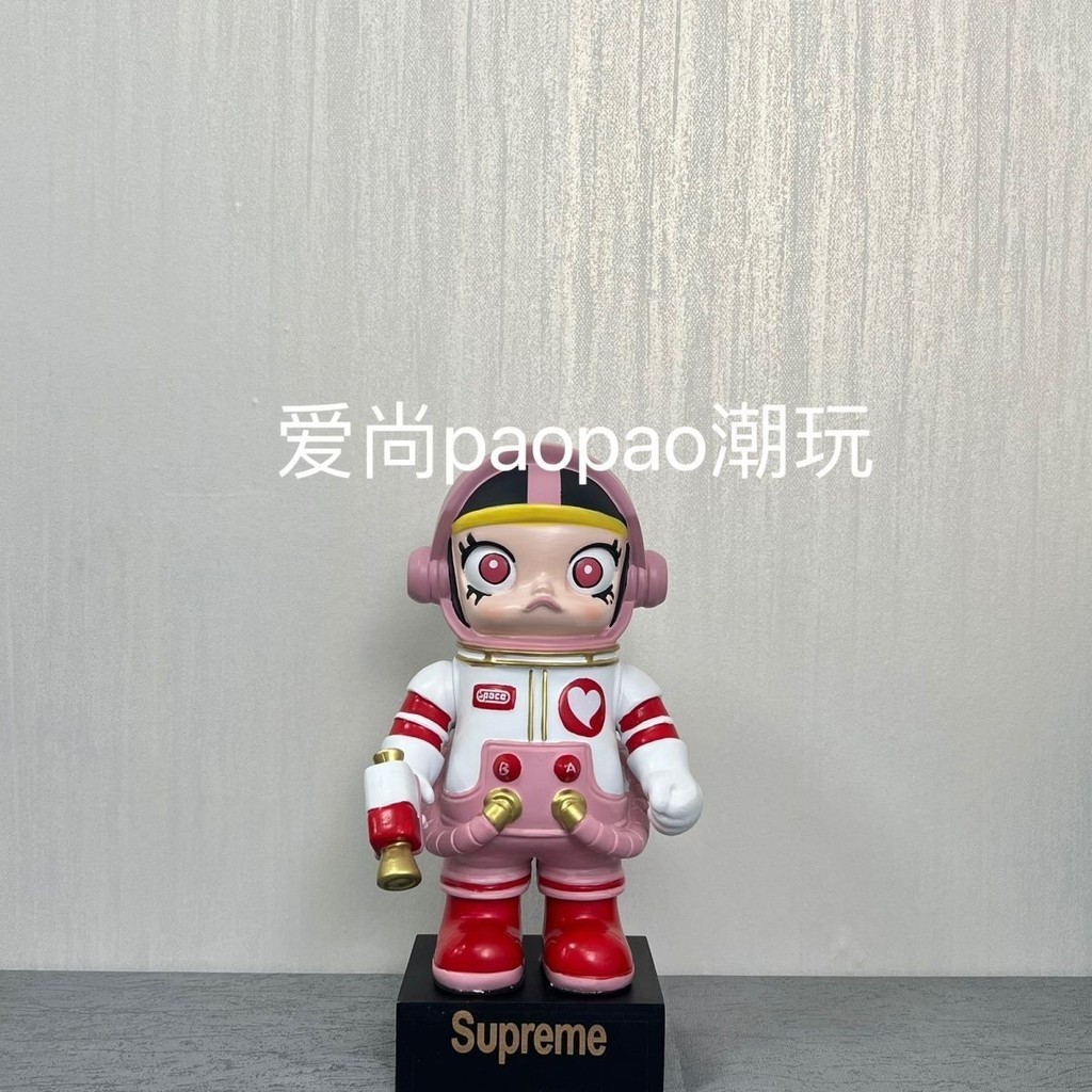 30 ซม. Popmart Astronaut Jasmine High-End Desktop Jewelry Real Shot Figure Full Three