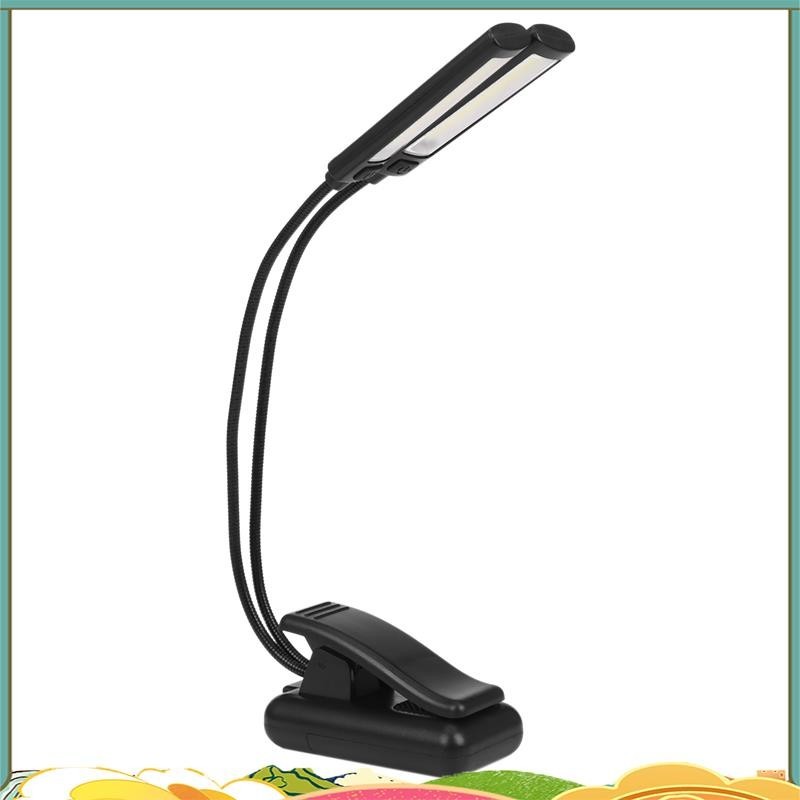 Music Stand Light Clip On LED Lamp - ไม่มีการสั่นไหว ปรับได้เต็ม ความสว่าง 6 ระดับ - นอกจากนี้สําหรับอ่านหนังสือ Orchestra ผสม DJ yehengh