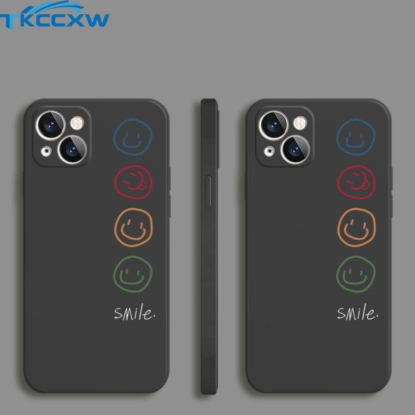 สําหรับvivo X100 X90 X70 X60 X50 Pro IQOO Z7 Z7X U10 Y02 Y02A Y02T Y11 2023 เคสโทรศัพท์ที่มีสีสันหน้