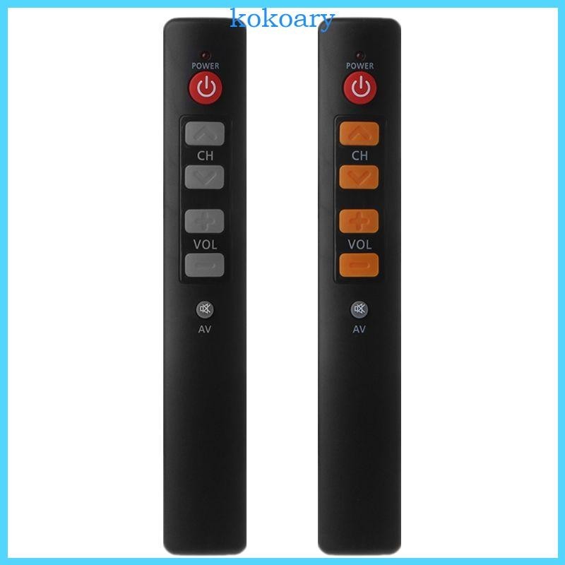 Kok Universal 6 สําหรับคีย์การเรียนรู้รีโมทคอนโทรลปุ่มขนาดใหญ่คัดลอกอินฟราเรด IR Remote B