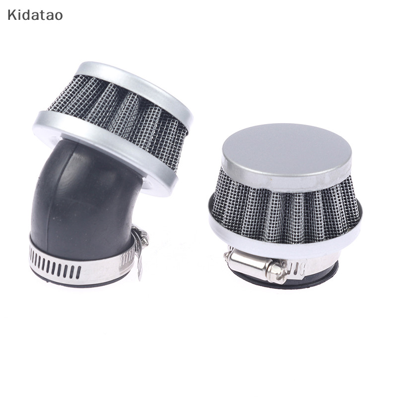 Kidatao ไส้กรองอากาศรถจักรยานยนต์ 35 มม. Dirt Pit Bike Straight Curved Right Air Filter ใหม่