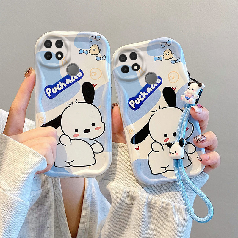 เคส oppo A15 เคส Oppo A15s เคสเข้ากันได้กับน่ารักการ์ตูนครีมขอบซิลิโคนอ่อนนุ่มเคสโทรศัพท์TY-NYDK