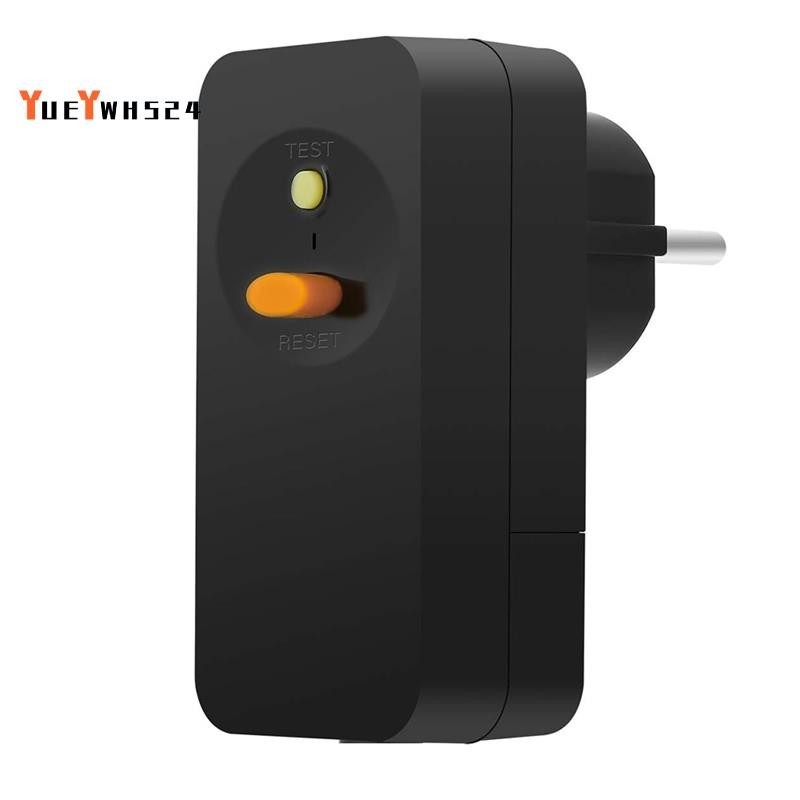 yueywh524FI Circuit Breaker ปลั๊กป้องกันส่วนบุคคลปลั๊กทดแทน 10mA Residual Current Circuit Breaker 16Amp EU Plug
