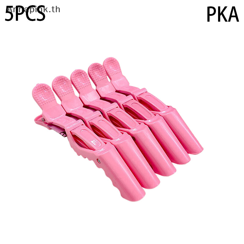 Annapink.th 5/10pcs พลาสติก Hairdressing Clamps Claw ส่วนคลิปจระเข้ตัดผมสําหรับ Salon จัดแต่งทรงผมอุปกรณ์เสริมผม Hairpin EN ราคา ถูกที่สุด ดีลบีเคเค แกลเลอรีภาพที่ 4