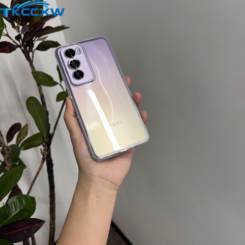ปลอกสําหรับoppo A3X Reno 12 11 Pro 11F A60 A79 A18 A38 A78 A58 5GกรณีSimple Slim Soft TPUโปร่งใสเคสโทรศัพท์ฝาครอบ