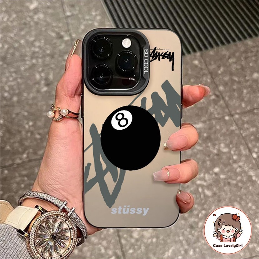 🔥ส่งจากไทย🔥 บิลเลียดแฟชั่นหรูหรา เคส IPhone 16 14 15 11 13 Pro Max XR พสัส13 12 Pro 7 8 Plus SE X Xs Max Hard Case