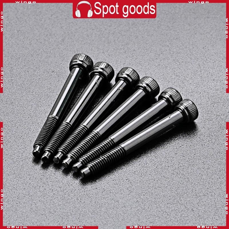 Win 6 ชิ้นกีตาร์ไฟฟ้า String ล็อคสกรูสําหรับ Floyd Rose Tremolo System ทนทาน