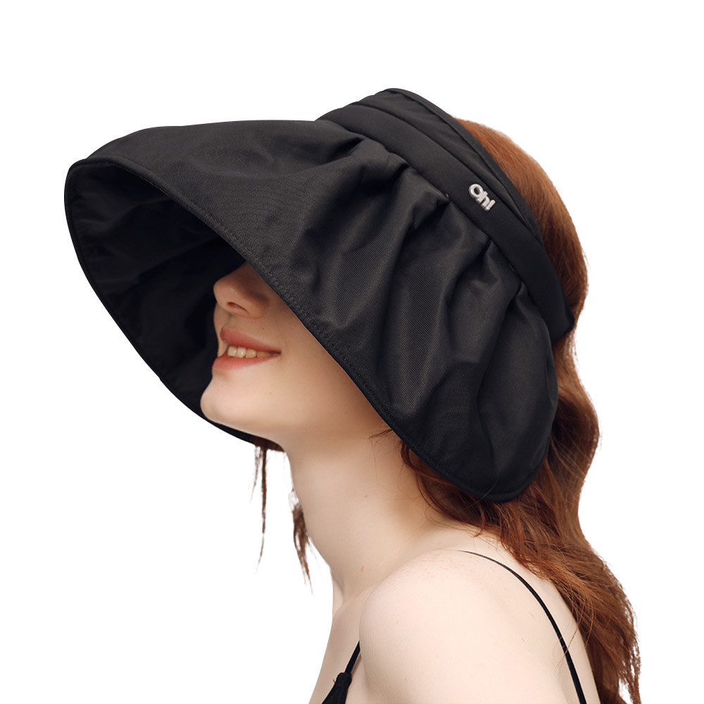 Ohsunny ป้องกันแสงแดดเปลือกเปลือกนอกทรงว่า งเปล่าหมวกกันแดดใหญ่บริสุทธิ์ป้องกันรังสี UVUPF 50 +