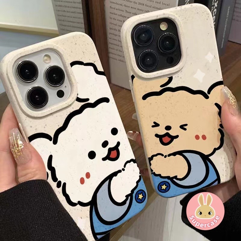 น่ารักลูกสุนัขเคสโทรศัพท์สําหรับxiaomi Civi 4 Pro 13 Lite 14 Ultra 13T 12T Pro 12 12x 12s Pro Mi 11 10T Lite 11i 10 10s Poco F6 X6 F5 Pro X3 Pro Happyสุนัขเคสโทรศัพท์