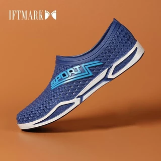 IFTMARK รองเท้าแตะกีฬาผู้ชาย รองเท้าแบบสวม ถอดง่าย ใส่สบาย กันน้ำ สวมใส่สบาย ทรงสวย[ส่งเร็วพิเศษ]