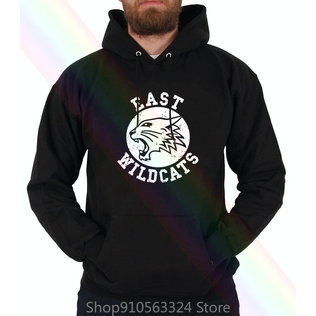 Baju-M-3XL East Wildcats Hoodie เสื้อ High School บาสเกตบอลเกมดนตรีแมวทีมสัญลักษณ์ผู้ชาย hoodie M-3X