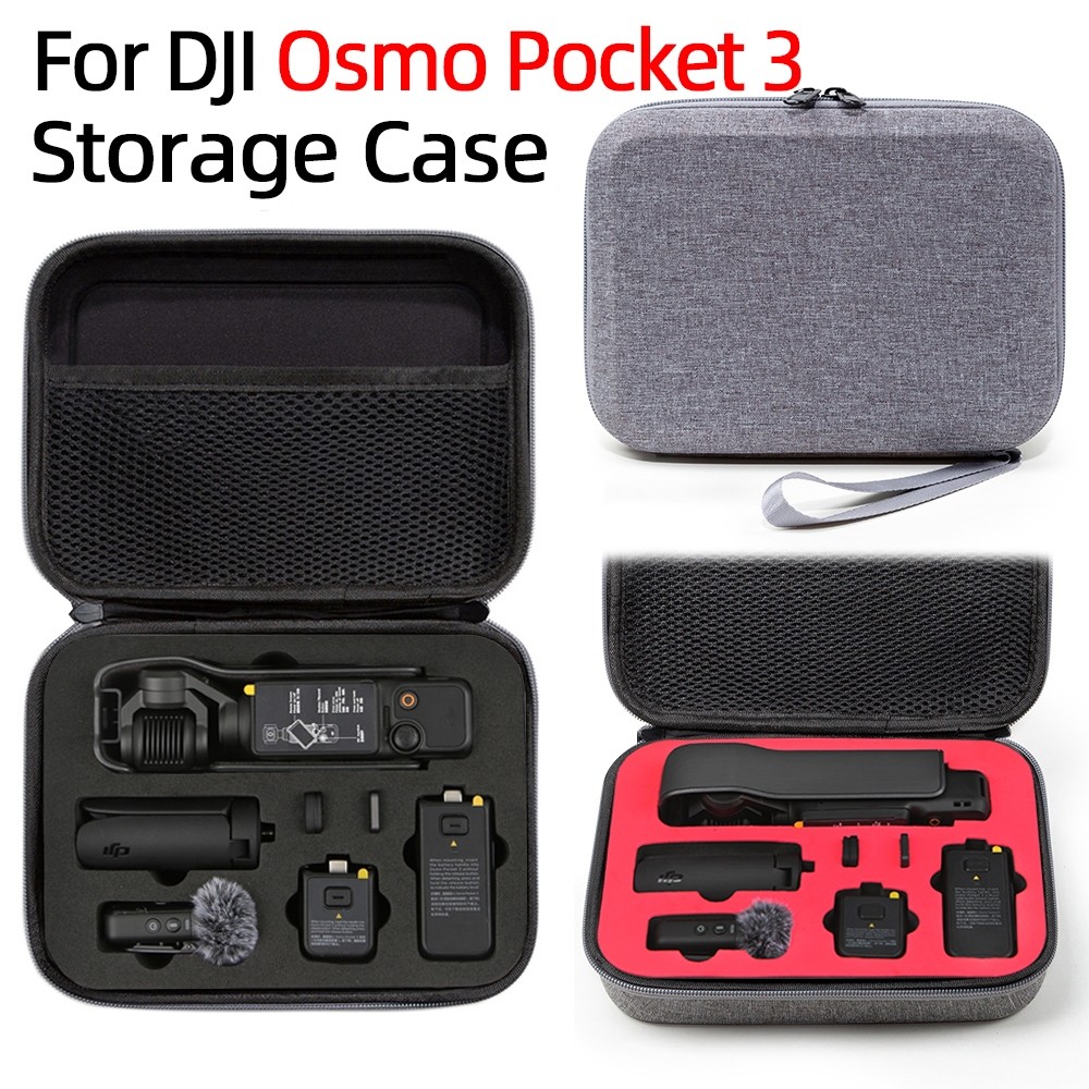 กระเป๋าถือสําหรับ DJI Osmo Pocket 3 Case Pan Head กระเป๋ากล้องกระเป๋าเก็บอุปกรณ์เสริม