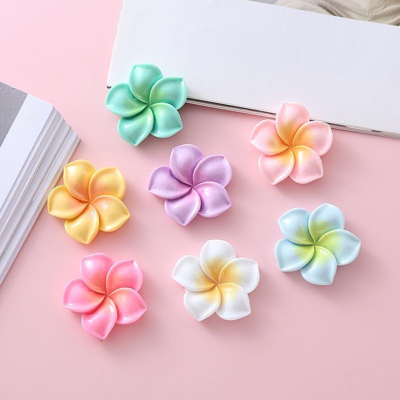 [100% ชิ้นพร้อมสต็อก] ร้อนขายห้ากลีบดอกไม้ ทําเอง ครีมกาวเคสโทรศัพท์วัสดุแพคเกจอุปกรณ์ผมทํามือเรซิ่น แกดเจ็ต อีพ็อกซี่