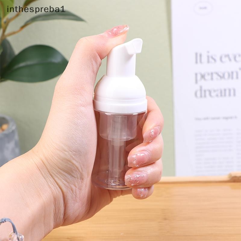 Inthespreba1^^ 1 ชิ้น 30/50/60 มล.สบู่โฟมขวดพลาสติกมูสน้ํายาทําความสะอาดผิวหน้าขวดปั๊มรีฟิลโลชั่นเครื่องจ่ายแชมพู *ใหม่
