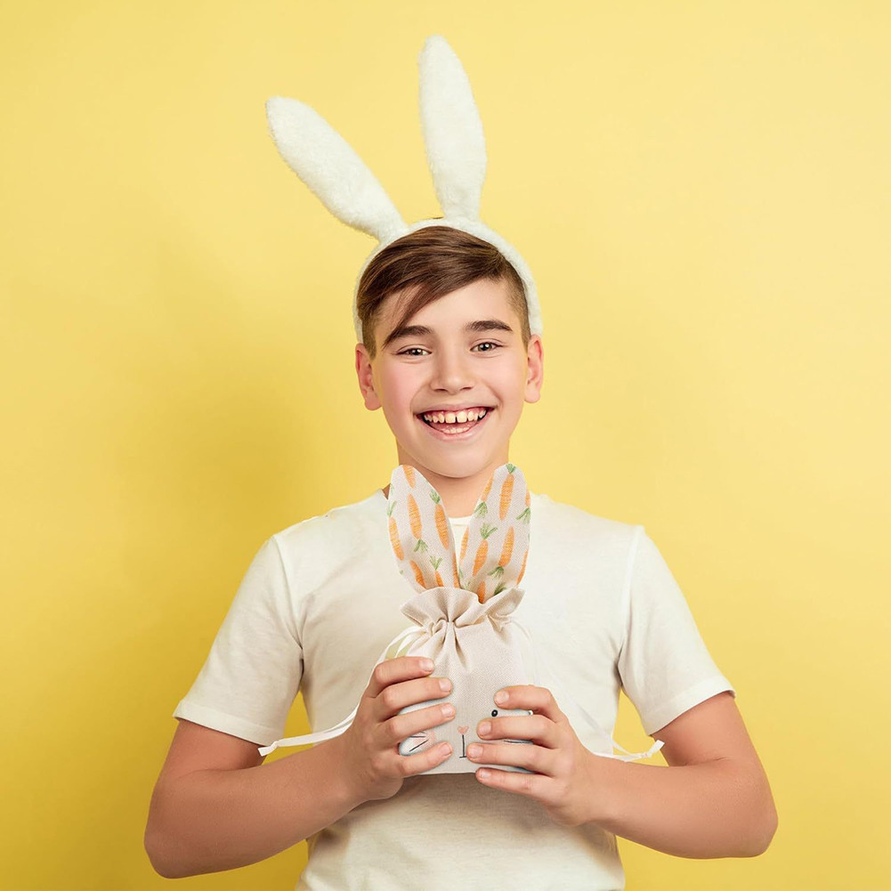 Easter Bunny Present กระเป๋าน่ารัก Easter Bunny Treat กระเป๋าสําหรับเด็กชายหญิง
