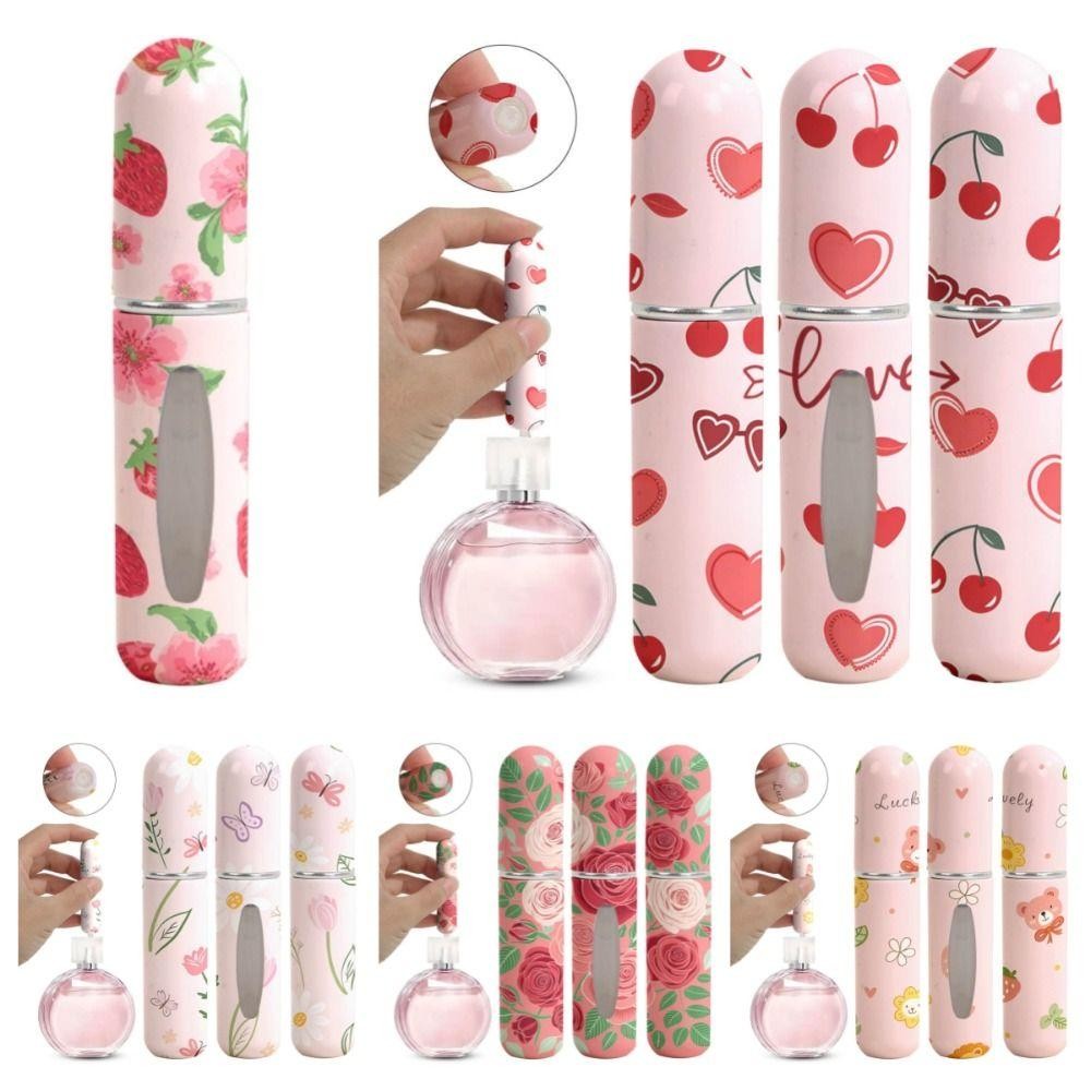 BESTIT ขวดน้ําหอมขนาดเล็ก ขวดสเปรย์รีฟิลแบบพกพา 5 มล. ขวดจ่ายน้ําหอมป้องกันการรั่วแบบพกพา Travel - รูปที่ 2