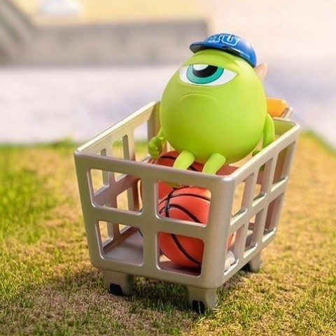 100% POPMART POPMART Disney Pixar Monsters University OK Brotherhood Series รูป Mystery Box ของเล่น ราคา ถูกที่สุด ดีลบีเคเค แกลเลอรีภาพที่ 3