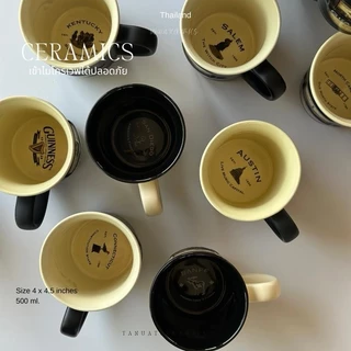 “Vintage Travel Mugs Collection” (วินเทจ แทรเวล มักส์ คอลเลกชัน) – แก้วเซรามิกแนววินเทจลายท่องเที่ยว ขนาด 500 ml.