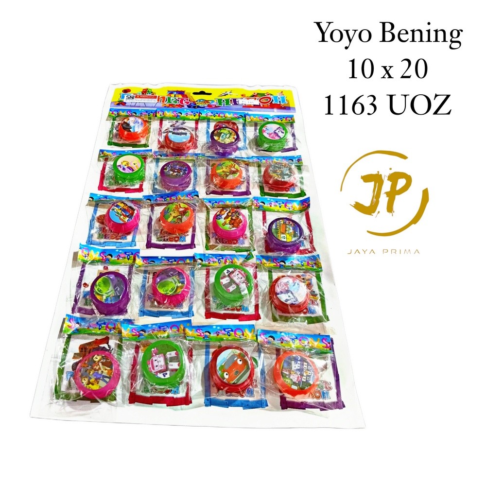 CLEAR YOYO CHILDRENS TOY CONTENDTS 20 ชิ้น