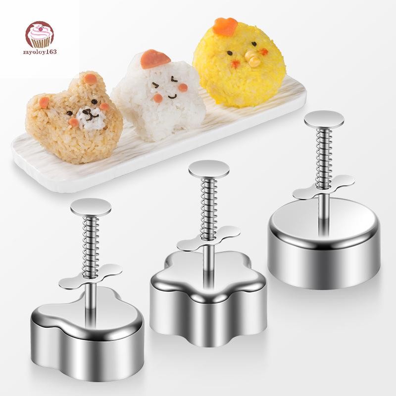 Myoloy แม่พิมพ์ซูชิสแตนเลสแม่พิมพ์ข้าวแม่พิมพ์ Bento เครื่องมือ Onigiri แม่พิมพ์ครัวเครื่องมืออุปกรณ์ซูชิ TH – โปรปัง
