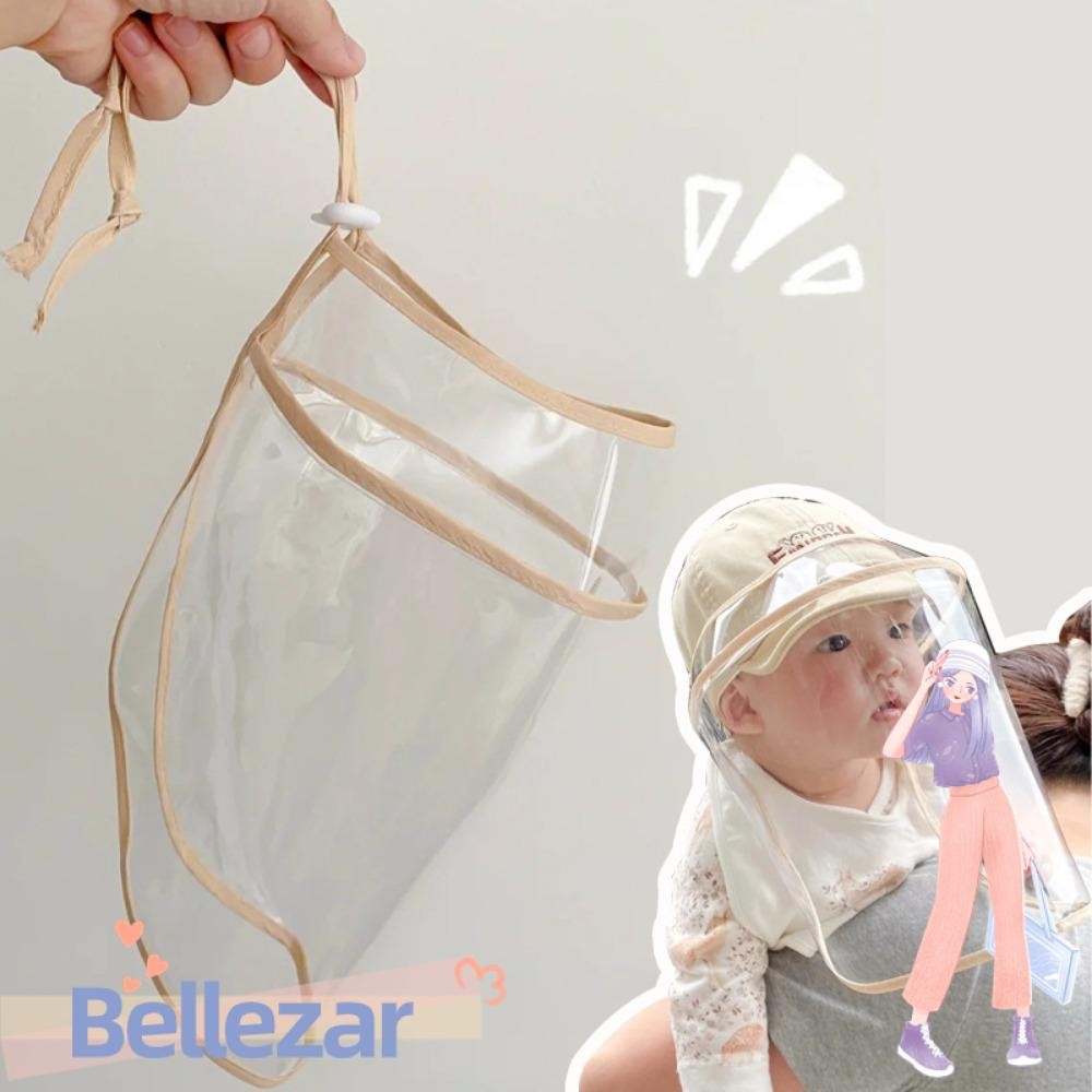 Bellezar Face , ฝาครอบป้องกันเด็กกันลมแบบใส, หมวกโฟมป้องกันการคายระบายอากาศ