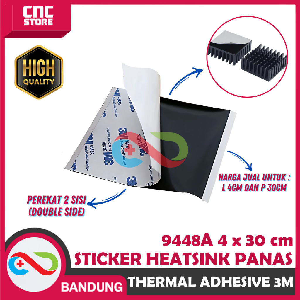 THERMAL ADHESIVE 3M DOUBLE 9448A สติ๊กเกอร์ HEATSINK